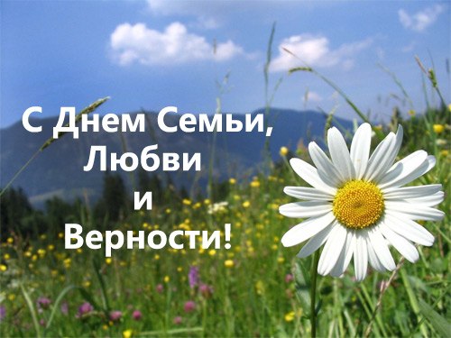 8 июня - День семьи, любви и верности